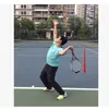 Badminton Sets Tennis Trainer Portable Swing Weight Control Set Sports Training Tool Tenis Accessories Outdoor Practice For Men Women 230907