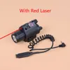 Airsoft Scope Tactical White Light Hunting Light med röd lasersikt för hjälmhuvudjakt CL15-0003278U