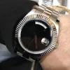 Orologio da uomo con movimento automatico nuovo stile 41 mm, data, quadrante nero, cinturino in acciaio inossidabile 316, orologio da uomo 251G