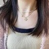 Pendant Necklaces Luxury High Quality Shell Non-fadding Gold Color Plated Necklace for Women Jewelry Gift R230908