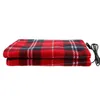 Interior Accessories Heating Blanket Car 12V Winter Heated Carpet Lattice Energy Saving Warm Autumn Electric Plaid