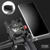 Composants de guidon de vélo PROMEND Support de téléphone Support de vélo Support de vélo rotatif à 360 ° en aluminium réglable Support de cyclisme antidérapant 230907