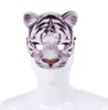 Maschere in maschera di tigre Leopardo animale Mardi Gras Halloween Mezza maschera Costumi Cosplay Kabuki Cat Dancing Party Puntelli