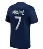 2023 2024 MBAPPE Soccer Jerseys HAKIMI Home Away FANS PLAYER 23 24 Maillots de football shirt MARQUINHOS VERRATTI ICARDI uniform kids kit sets
