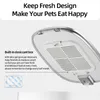 Cat Bowls Feeders ROJECO 4L Automatic Pet Feeder Button Version Auto Food Dispenser Accessories Smart Control For Cats Dog Dry 230907