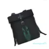 Masculino clássico preto mochila de náilon para homens mochila vermelho verde webbing homem mochilas moda dupla saco ao ar livre