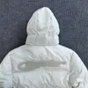 Sweats à capuche pour hommes Sweatshirts Down Parkas Trapstar New Grey Letter Large Label Cotton Suit Collection Simple Trendy Couple Casual Coat Tendance délicate