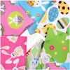 Overige hondenbenodigdheden 6 kleuren Pasen huisdier bandana sjaal Happy Egg Bunny bedrukte driehoekige slabbetjes voor middelgrote tot grote honden Drop Delivery Home Dhkv3