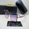 TIKTOK Lux Designer-Sonnenbrille für Damen, Brille, Metall-Y-Logo-Brille, Damen, gleicher Stil, UV-Schutz, mit Box