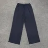 Totemeコットンルーズショートシャツトップ /ワイドレッグパンツ女性のためのスーツ