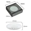 Luci notturne a forma rotonda LED Borsa Luce Atmosfera Decorazione Intelligente Smart Touch Accendi con portachiavi