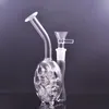 Gros verre épais Bong Ash CatcherHookahs Suisse Perc Percolateur Huile Rigs 14mm Femelle Mâle Joint Fumer Tuyaux D'eau avec Tuyau De Brûleur À Huile En Verre Mâle