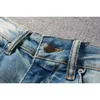 High Amiirii Purple Jeans Mens Fashion Street Jean 2024 Demin Skinny Star Trend Young Mens Craft Elastic Slim W5EE
