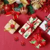 Christmas Decorations 100Pcs 25cm Mini Confetti Gift Wrap Bows Adhesive Weddings Gifts Valentines 230907