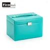 Storage Boxes 24 Section Velvet Glass Jewelry Ring Display Organiser Box Tray Holder Earrings Case