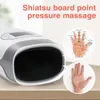 Rugmassageapparaat Elektrische handwarmte Luchtcompressie Massage Vingerpols Spa Relax Pijnbestrijding met LCD-scherm Fysiotherapie-tool 230908