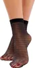 Sexy Socks Daymod Damskie czarne kostki modowe Wzór rybacki i przezroczyste koronkowe -20 Donierów - Produkowane P230907