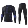Men's Thermal Underwear Seamless Tight Tactical Thermal Underwear Men Outdoor Sports Function Breathable Training Cycling Thermo Long Underwear Sets 230907