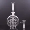 Gros verre épais Bong Ash CatcherHookahs Suisse Perc Percolateur Huile Rigs 14mm Femelle Mâle Joint Fumer Tuyaux D'eau avec Tuyau De Brûleur À Huile En Verre Mâle