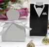 Candy Box Bride Groom Wedding Bridal Favor Favor Favor Pudełka Suknia Suknia Tuxedo 100 szt. 50 PAROWA NEW361Y ZZ