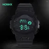 Zegarstwatches Fashion Digital Electronic Watch for Men LED LED Outdous Outdoor Sports Waterproof RelOJ HOMBRE