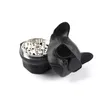 Broyeur de style chien fumant cnc dents filtre netaccessoire 55mm 3 couches en alliage de Zinc matériel broyeurs d'herbes broyeur de tabac
