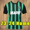 23 24 US Sassuolo CAMISAS DE FUTEBOL CAPUTO Berardi Locatelli 2023 2024 Casa Fora Terceiro Defrel Djuricic BOGA Maglietta Calcio Traore