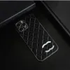 Luxury C Phonecases Funda para teléfono de diseñador Protección de lentes de cuero cosido para iPhone 14 Pro Max 11 12 13 Promax Cubierta a prueba de golpes Shell G-5