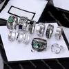 Desinger Ring Men Women Classic Couple Ring Luxury Unisex Silver Jewelly Lover Wedding Diamond Rings Anniversary Christma