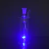 LED grandir dans l'obscurité Mini verre brûleur à mazout narguilé Bong conduites d'eau matrice en ligne perc 10mm joint recycleur Dab Rig cendrier en nid d'abeille