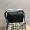 puzzels nieuwe geometrische tas Designer handtas met één schouder Leren handportemonnee Premium Linge crossbody tas Lychee-patroon