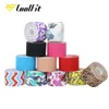 Elbow Kne Pads Coolfit Elastic Printing Colorful Sports Muscle Tape Cotton Physical Therapy Athletic Soccer Joint Pain Relief Kinesiology 230907