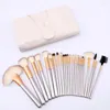 Pincéis de maquiagem 20 set/lote 24pcs 18pcs Set 12pcs Professional Cosmetic Powder Brush Kit com bolsa de couro Face Lip Eyes Tool