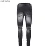 Alto amiirii jeans roxa masculina moda jean 2024 street de demin