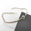 2023 Luxury quality charm opened bangle Pendant necklace choker with diamond in two colors plated have box stamp PS7443B268d