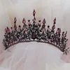 Hair Jewelry Vintage Baroque Headbands Purple Crystal Tiaras Crowns Bride Noiva Headpieces Bridal Party Crown 220831 Drop Delivery Ha Dhmni