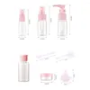 Storage Bottles Plastic Travel Kit Portable Refillable Leakproof Toiletry Containers Set Sub Bottle Clear Empty Liquid