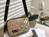 Designers Mulher Homem Sacos Cosméticos Novo Dempsey Camera Bags Luxurys Bolsas Moda Crossbody Sacos Único Ombro Disco Bag