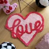 Carpets Pink Love Plushy Tufting tapijtdecoratie Flocking Alfombra is een tapijt om te zien hoe u uw tapijt kunt gebruiken 230907