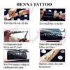 Altro Fornitura per trucco permanente 50 fogli Lotto Stencil per tatuaggi temporanei all'henné per pittura per il corpo Glitter Aerografo Mehndi Modelli di tatuaggi a mano Stencil grande 230907