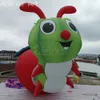 4mL Caterpillar Inflatable Rotten Apple Model Insect Mockup for Outdoor Decoration or School Activities/Education