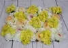 Fleurs décoratives SPR série jaune artificielle Rose mariage fleur mur toile de fond route plomb Table pièce maîtresse boule pour le marché de fête