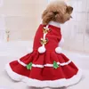 Psa odzieżowa sukienka świąteczna modny styl wygodny miękki przyjęcie z pralką progową festiwal z polaru SK