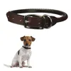 Genuine Leather Dog Heavy Duty Adjustable Collar