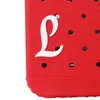 Uroki litery do Bogg Bag dekoracyjne literowanie 3D Akcesoria alfabetu Personalizowanie DIY Rubber Beach Tote Drop dostawa OT96A