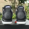 4s 2023 New Released Eminem Basketball Shoes 4 (IV) Black Silver Mens Brand Name Designer Sneakers Ship With Box Size US7-13