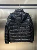 Arm Badge M Letter Mens Down Jacket Winter Hooded puffer jacket Fashion Designer warm coat Size 1--5