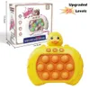 Jouet de décompression Jeu de poussée rapide Pop Up Fidget Bubble Électronique Pop Jeu Lumière Jouets anti-stress pour adulte Enfant Cadeau de Noël Jouets sensoriels 230908