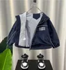 designer kinderjas jongen lente herfst reflecterende strip jassen met capuchon kinderjas