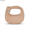 Woven Bag 2023 Womens Weaving Fashion Horn Knot Handbag Underarm Clutch Dumpling Bags Small Solid Color bags For Woman